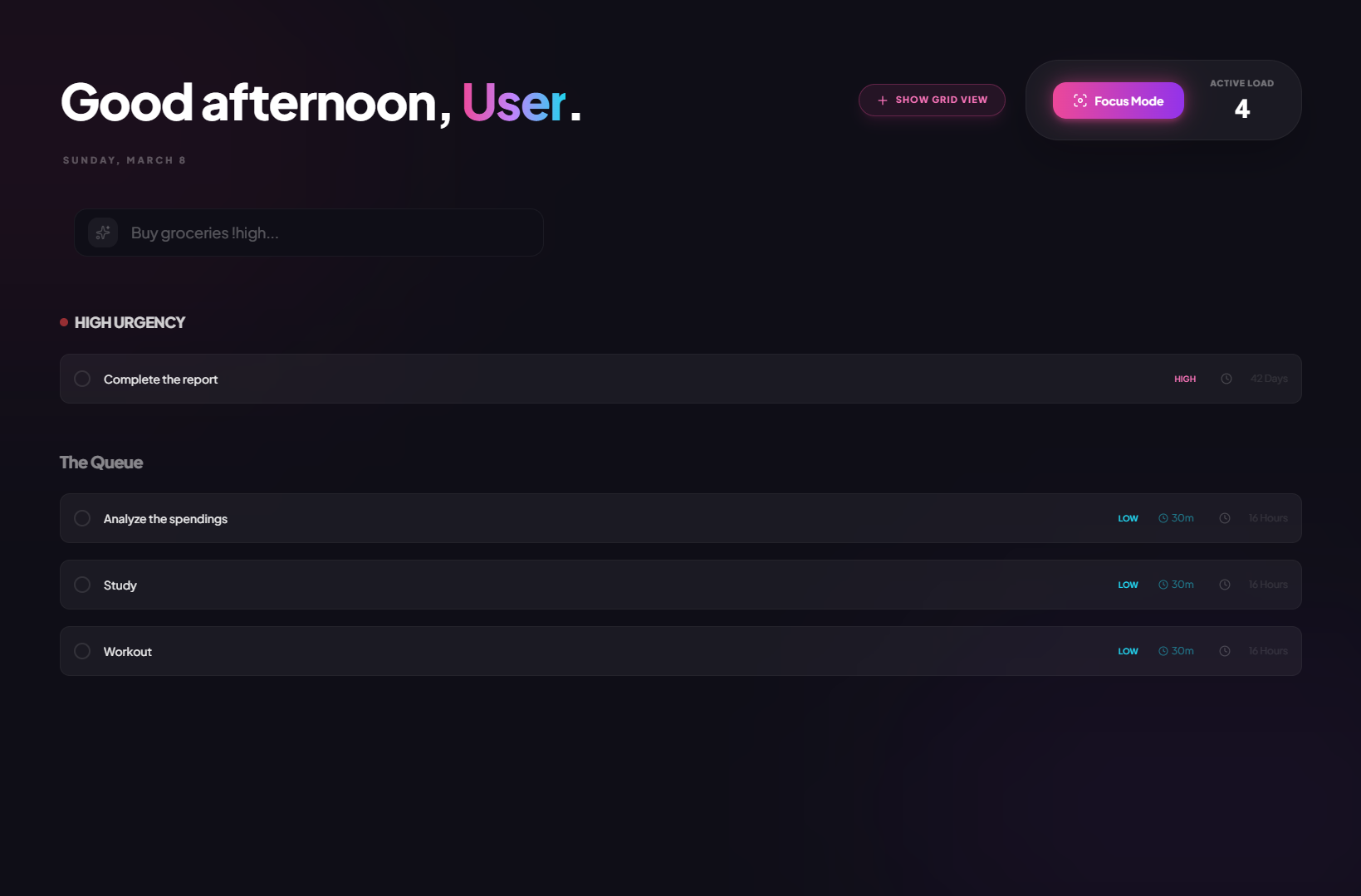 MoodLens main workspace for AI-assisted project execution