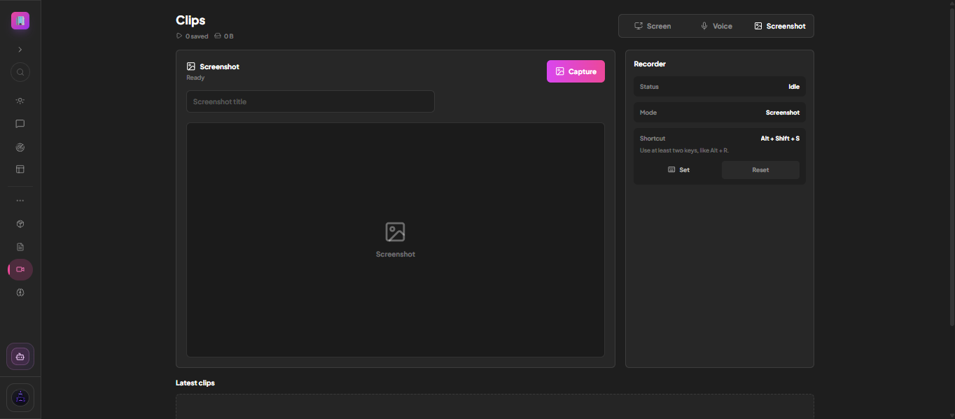 Taking and annotating a screenshot in MoodLens